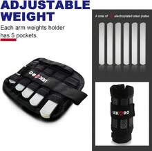 Wrist Arm Weights, Adjustable Wrist Weights, Removable Wrist Ankle Weights For Men Women, For Fitness, Walking, Jogging, Workout, Running, 1Pair 2 Pack