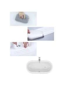 5pcs Transparent Non-Slip Stickers For Bathroom, Shower, And Stairs - Versatile Sizes & Shapes, Easy Apply Bathroom Accessories Bathroom Organizer