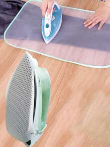 1 pieza Cubierta protectora de hierro premium, base antierrores para plancha eléctrica, resistente y fácil de instalar, protección de vapor para todo tipo de telas