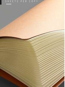 A5/B5 Kraft Paper/Black Notebook, Minimalist Stitched Workbook, Lined Grid, Student Notepad, Blank Notebook, Travel Journal, Unlined Sketchbook, Memo Diary, Planner, Office & School Supplies, Back To School Essentials