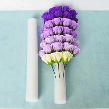 6pcs Premium White Floral Foam Stick - DIY Wedding Flower Arrangement Base, Solid Cylindrical Sponge, Flower Arrangements Polystyrene Foam Flowers Tubing Foam Rods, Perfect For Wedding Decor, Wedding Arches, Event Party Decorations, Home Decor And Rome Decor
