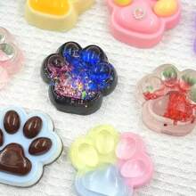 1/2/4/5 piezas Caja ciega Juguete apretable con forma de pata de gato, de repuesta lenta, juguete sensorial lindo, juguete de novedad, juguete de simulación de blobfish kawaii, juguete comprimible para autismo, alivio de estrés de silicona, regalo sorpresa de Navidad/Halloween/cumpleaños, suministros para fiesta festiva, artículo esencial de oficina