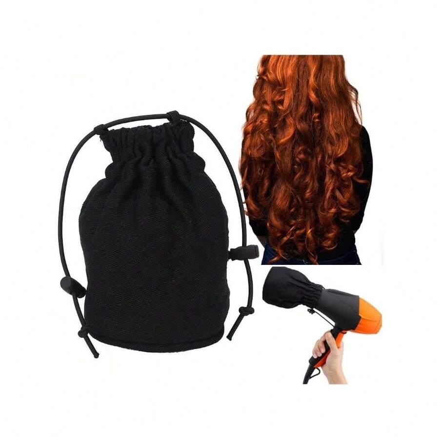 Hair Dryer Diffuser, Professional Cloth Hair Dryer Diffuser Fits Most Every Size Blow, Foldable Canvass Hair Blower Diffuser Cover For Curly & Wavy Hair Travel Blower Accessories - 1 - View 1