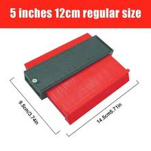 1 件装轮廓轮廓规线复印尺切割模板建筑木工测量仪器瓷砖瓷砖工具