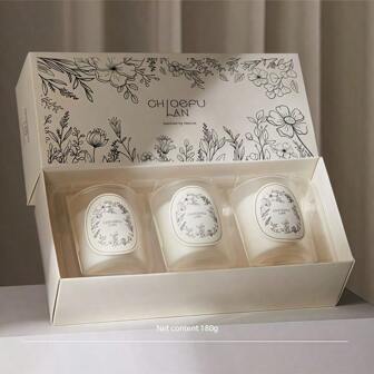 1pc Digital Scented Candle, Christmas Decorations, ,Air Freshener, Natural Plant Smokeless Candle, Plant Scent, Warm Candlelight, Vanilla, Lavender, Ocean, Coconut, Gardenia, Five Scents, Suitable For Girlfriends, Friends, Valentine's Day Gifts, Romantic Weddings, Appointments,