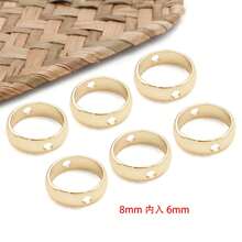 10 piezas de monturas de bisel chapadas en cobre de gran espesor (18K + Plata gruesa + Oro blanco) para hacer joyas DIY