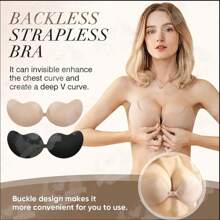 2pairs Magic Push Up Bra Cleavage Strapless NuBra Bralette Strapless Bras Silicon Underwear Set