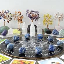 QYDCX Geschliffener Steinset aus händisch ausgewählten Steinen und Kristallen in Großpackung für Heilung, Reiki, Meditation, Hexerei und Wohndekoration