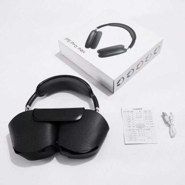 Casque Bluetooth P9 PRO MAX à réduction active du bruit, casque sans fil Bluetooth, casque de jeu, autonomie de batterie ultra longue