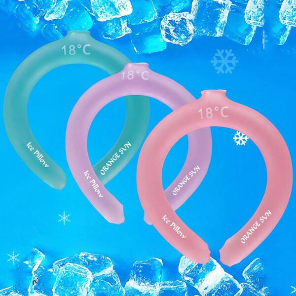 1 pièce Collier rafraîchissant et préventif contre les coups de chaleur, collier de glace, collier rafraîchissant, collier de glace d'été, collier rafraîchissant et cool, collier de glace, prévention des coups de chaleur