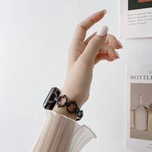 1 Peça Pulseira de Aço Inoxidável para Relógio Feminino, Compatível com Pulseira de 38mm 40mm 41mm 42mm 44mm 45mm 46mm 49mm, Pulseira de Substituição para SE Série 1-10, Pulseira Unissex