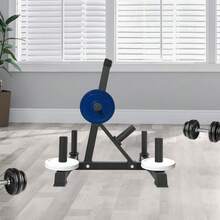 Strength Training Barbell Rack - الأسود - مشاهدة 4