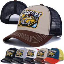JZML 1pc Unisex Embroidered Car Truck Driver Cap