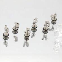 A Must-Have For Daily Leisure! The Note Round Cake Earrings Are A Fashionable Declaration For Free Spirits. With A Unique Note-Shaped Design And A Flexible Leather Loop, These Earrings Are Made Of Stainless Steel, Shining With Style.