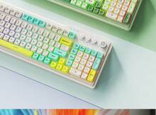 HP Wired Keyboard K360 Fashion Color Matching Keys Comfortable Feel Wear-Resistant ABS Keycaps Ergonomic Design Key And Wire Separation Plug And Play Strong Compatibility Red, White And Gray - Red, White and Gray - View 2