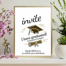 Customized Posters, Graduation Posters, Graduation Invitations, Graduation Cards, Gift Box Cards, Gift Cards, Paper Box Cards, Birthday Cards, Graduation Season, Invitations, Commemorative Cards,Art Activities For Children - Graduation Poster - View 5