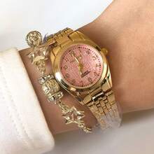 Women's Quartz Watches - Pink - View 3