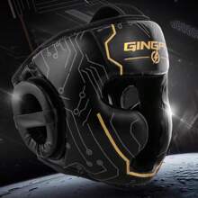 GINGPAI Professioneller Boxhelm, Erwachsene & Jugendliche, Unisex, für Kampfsportarten, Muay Thai, Taekwondo, Training