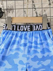 1 pieza Shorts de verano para niño pequeño, aptos para playa, deportes al aire libre, transpirables y cómodos para uso casual
