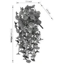 1/2/4PCS Artificial Plants Morning Glory Leaf Wall Hanging Home Background Wall Decoration Wedding Decoration Outdoor Garden Window Sill Courtyard Decoration Birthday Party Valentine's Day Gift, New Year Materials