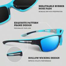 Polarized Fishing , Men's And Women's Styles, Sports Glasses, Driving, Fishing, Running, Cycling, Hiking, Anti-Glare Outdoor Glasses - Multicolor - View 7