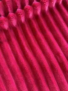 1pc Plush Striped Blanket, Lightweight Blanket, Warmth Blanket, Small Size 27.56inch X 39.37inch Coverlet. Easy To Carry, Four Colors Available