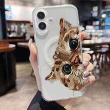 Cute Tabby Cat Peeking Playfully Upside Down  Magnet Phone Case Element-Design Phone Case,Suitable For Men And Women. Simple And Unique Phone Case. Stylish Phone Case For IPhone 16PROMAX 15PROMAX 14PROAMX 13PROMAX 12PROMAX 11PROMAX XS XR X 7 8 Plus Pro Max Mini. Best Gift For Friends, Family And Friends, With Anti-Drop Protection - Trong sáng - Xem 4