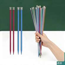 2/22Pcs/Pack Multicolor Knitting Needles Sweater Needles For Knitting Sweater Weaving Tools DIY Knit Accessories Random Color
