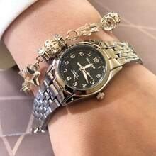Women's Waterproof Rose Gold Watch - Multicolor - View 1