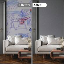 1 Roll Solid Room Decor Vinyl WallPaper, For Living Room Decor Walls Contact Paper, Wallpaper Peel And Stick, Countertops Furniture Stickers, For Kitchen Bedroom Cabinets Removable Waterproof Wallpaper Roll