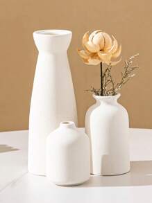 1 Stück beige Keramikvase, dekorative moderne Vase für Zuhause, Dekovase, Pampasgras Vase, Trockenblumen Vase, Wohnzimmer Mittelpunkt Dekoration. Imitierte Trockenblumen dekorative Vase, künstlerische Vase für Blumenarrangements