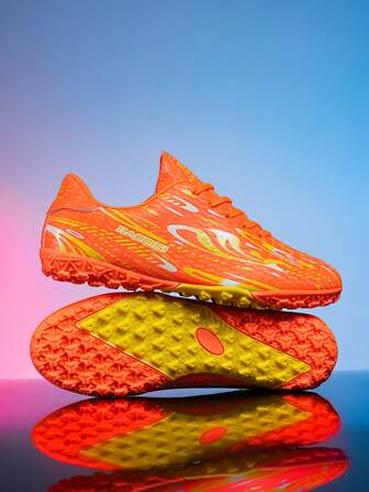 Chaussures de football/soccer pour enfants, chaussures de football à mini crampons TF AG pour pelouse artificielle et naturelle pour garçons et filles étudiants