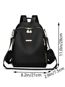 Mochila informal de gran capacidad, bolso de viaje, bolso escolar, bolso de mano y bolso de hombro versátil y de moda para mujer