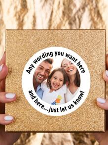 4*4cm 100 Pieces Custom 21st Day Photo Stickers, 21st Birthday Stickers, Personalized Birthday Party Stickers, Baby Shower, Single Girl, Bach Trip, Multi-Functional, Ornamental, Reusable, Modern, Colorful, Cute, Vintage, Cartoon, Kawaii, Funny, Workers, Clients, For Business/Work/Office, For School, School Supplies, Back To School, School Supplies, Middle School Students, High School Senior High School Students, College Students, University Students, Freshman, Sophomore, Underclassmen