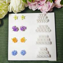1 Stück/4 Stücke niedliche Mini Blütenblatt weiche Ton Polymer Rose Blatt Ausstecher Form Werkzeug für Schmuck Ohrringe Selbermachen