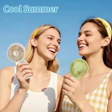 AAA Battery Powered On Fan Small Portable Battery Powered Fans With 1Speeds, 5'' Quiet Personal Fan For Bed, Camping, Outdoor,Wireless Desk Fan,No Battery Configured (Green)