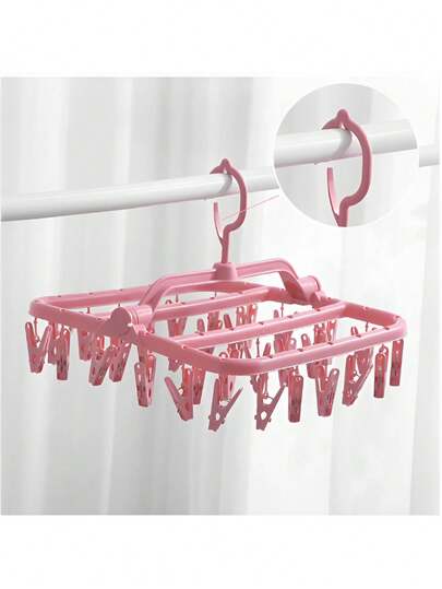 Varal Calcinha Meia Cueca Peça Intima com 32 Prendedores Reforçado Envio Imediato