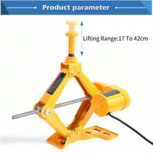 3 Toneladas Gato Eléctrico para Coche Gato de Piso Automático DC 12V Elevador de Tijera Gato Herramienta de Reparación de Coche Maletín de Transporte, 3Ton 12V DC Automotriz Coche Gato Eléctrico Levantamiento SUV Van Garaje Y Equipo De Emergencia Para Coche SUV Sedán Cambio De Neumáticos - 17cm-42cm Alcance De Elevación, Linterna Incorporada Para Uso Nocturno - Multicolor - Ver 5