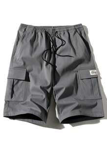 3pcs Pack Men's Loose Fit Casual Lightweight Cargo Shorts, Summer