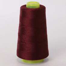 1 pièce Fil à coudre, 402 grande bobine de fil à coudre pour machine à coudre, plusieurs couleurs au choix; 3000 yards/bobine, fil à coudre domestique; convient à diverses situations (emballage aléatoire, couleurs aléatoires des tubes enroulés)