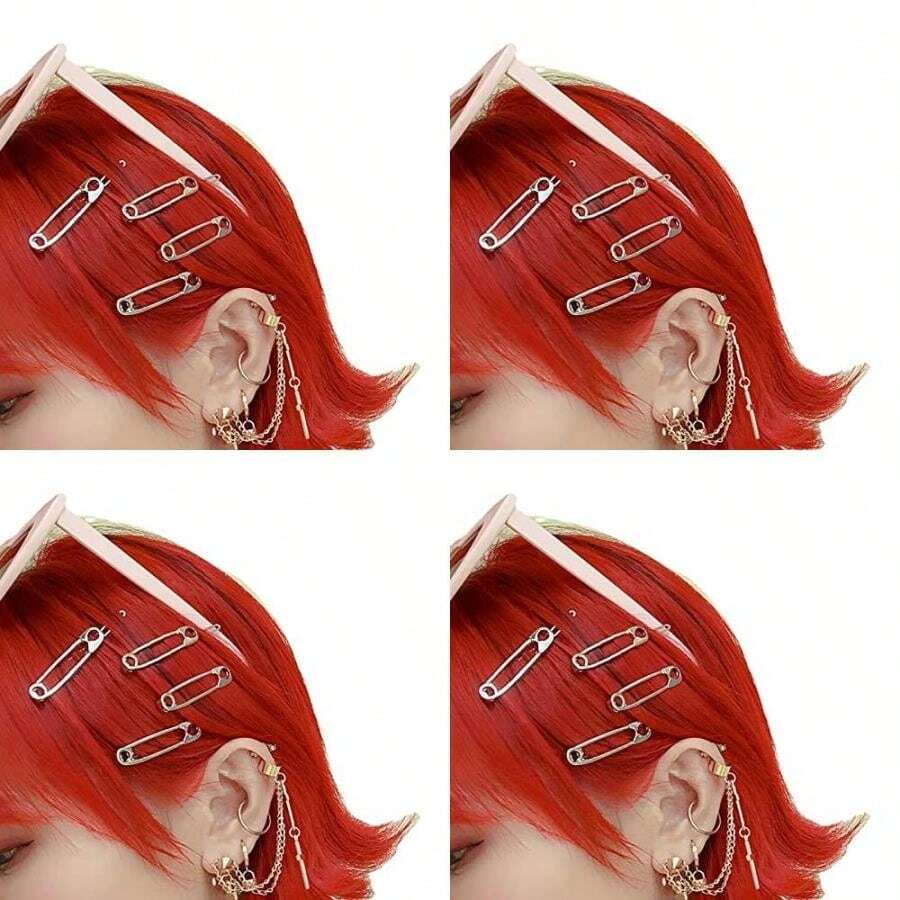 Gothic Hair Pin Set - 12 Pack Alt Hair Accessories For Goth Style - 12 chiếc (Gói 1 chiếc) - Xem 1