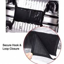 New 24 Inch Clear PVC Luggage Cover, 0.4mm Thick Heavy-Duty Waterproof, Dustproof, Anti-Scratch Suitcase Cover, Luggage Covers For Suitcase TSA Roved, Fits 23"-25" Wheeled Luggage - Bingkai Hitam Tebal Cocok 24 -25 - View 6