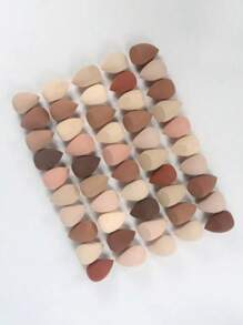 6pcs Makeup Sponge, Random Shape, Suitable For All Skin Types, Latex-Free Multi-Purpose Makeup Sponge For Liquids, Creams And Powders, No Stripes, Smooth Make-Up Applications, Simple And Beautiful, Easy To Carry.