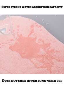 1 pièce/4 pièces Bonnet de lavage de cheveux séchage rapide en polaire de corail, serviette épaisse pour séchage des cheveux, turban mignon pour cheveux, serviette pour sécher les cheveux, usage domestique, salle de bains, douche, matériau absorbant, doux, agréable pour la peau, sans peluche, convient pour un usage quotidien
