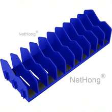 NetHong 10-Slot Pliers Cutters Rack ABS Spanner Storage Holder Tool Organizer Fit 3" - Blue - View 9