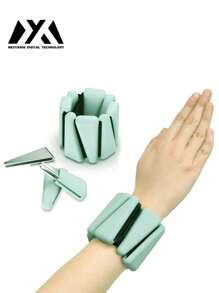 MEIYIXING MEIYIXING Wrist Weights Set Of 2, Adjustable SiliconeWorkout Weights For Women And Men,Wearable Ankle/Wrist Weights Suitable ForYoga, Dance, Pilates, Pool Exercises AndJogging, 2lb