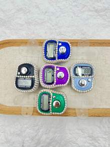Glitzernder Strass-Fingerring Tally Counter, Mini Handtally Counter, Max Zählung 99999