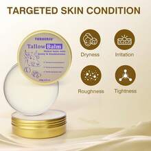 Tallow Balm, Tallow Honey Body Cream, Face Moisturizing Cream, All Purpose Use Balm Anti-Drying Anti-Cracking For Spring, Summer, Autumn And Winter Skin Care (Tallow Balm, 100 G)