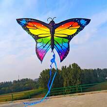 2pcs Colorful Butterfly Kites, Suitable For Outdoor Games And Activities, Single-Line Kites And Flying Tools, Suitable For Lovers [Plus 100m Line Board] - Multicolor - View 12