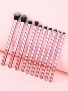 10支装纤维眼部化妆刷，多功能眼部美妆刷，便携旅行套装，化妆刷套装，化妆刷组合，化妆刷套装，全套化妆刷，化妆刷套装，全套化妆工具，化妆刷套装，化妆刷套装，化妆礼盒套装